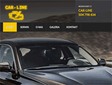 Tablet Screenshot of car-line-szczecin.pl